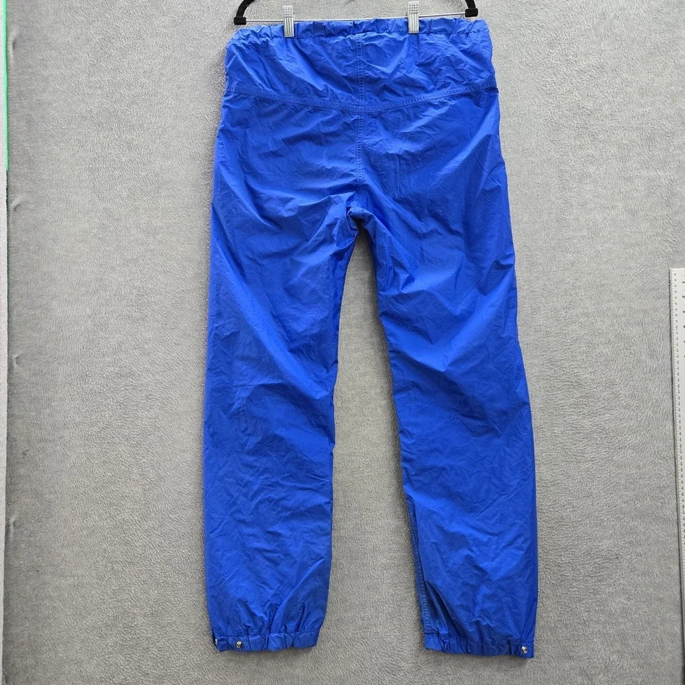 VINTAGE The North Face Men Pants W-M Blue Rain Goretex Outdoor 80s USA READ